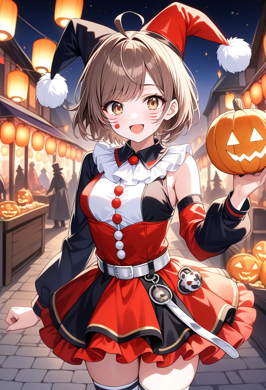 ホラークラウン風ピエロ