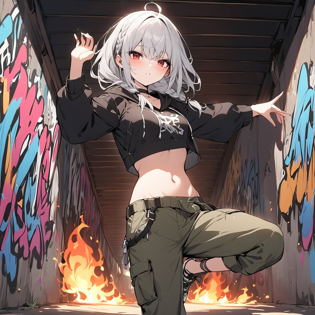 路上ダンス