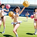 おっぱいチアリーディング 4枚目