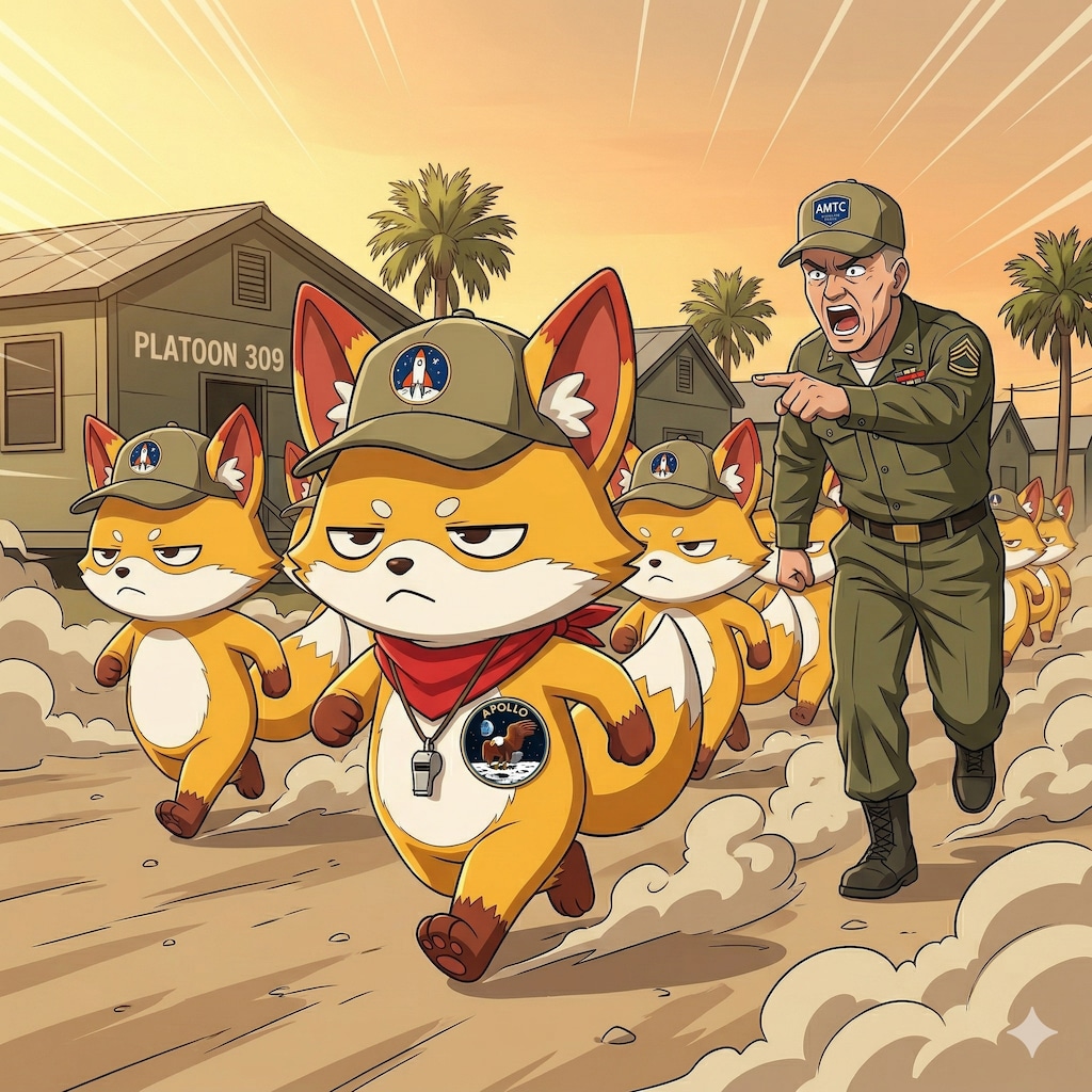 キツネ小隊訓練中