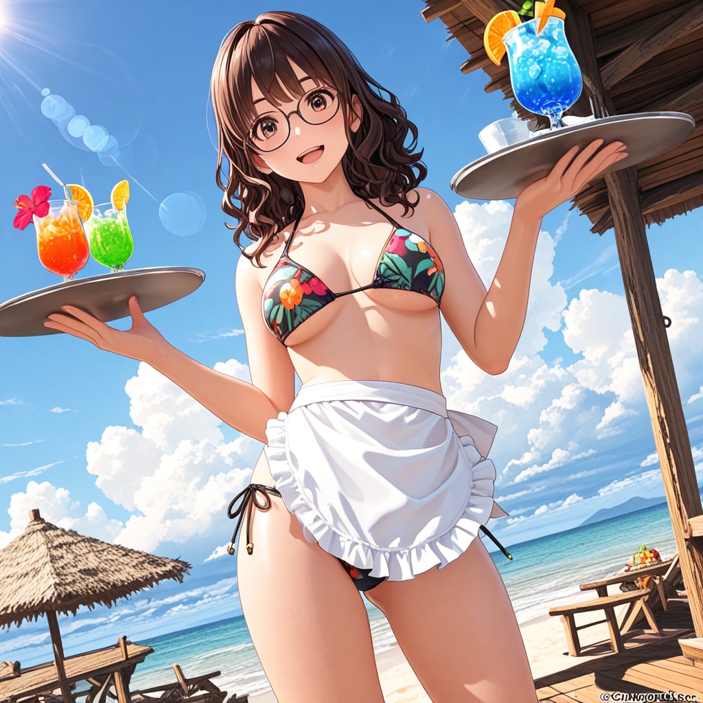 リゾートの女性