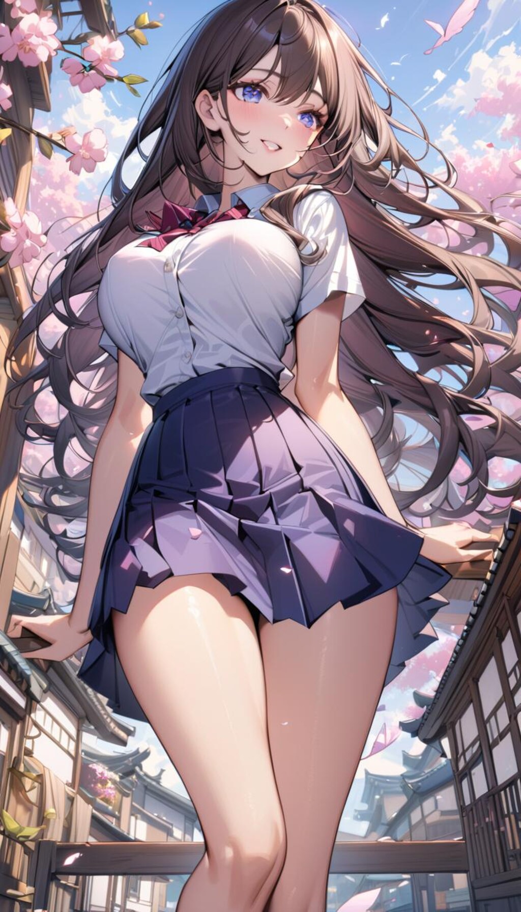 春風のイタズラ