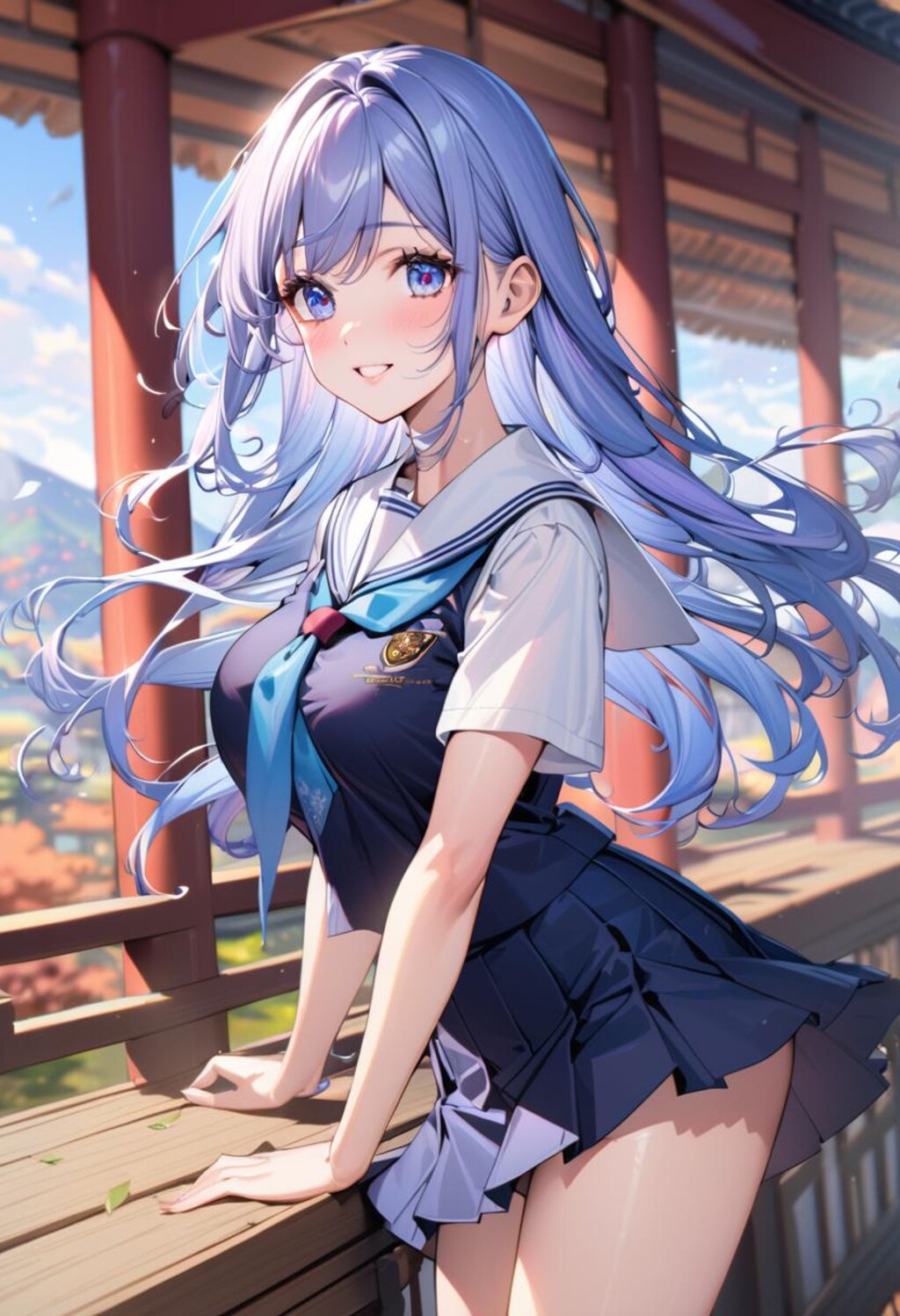 春風のイタズラ