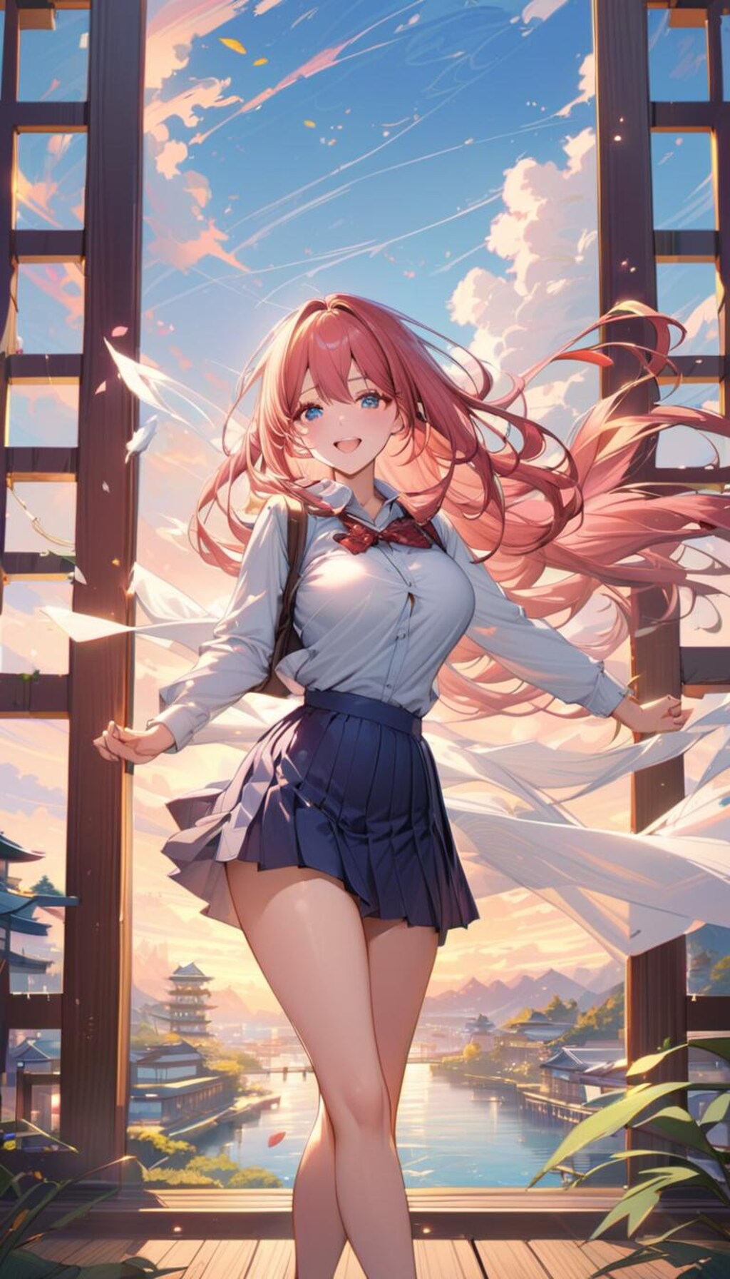 春風のイタズラ