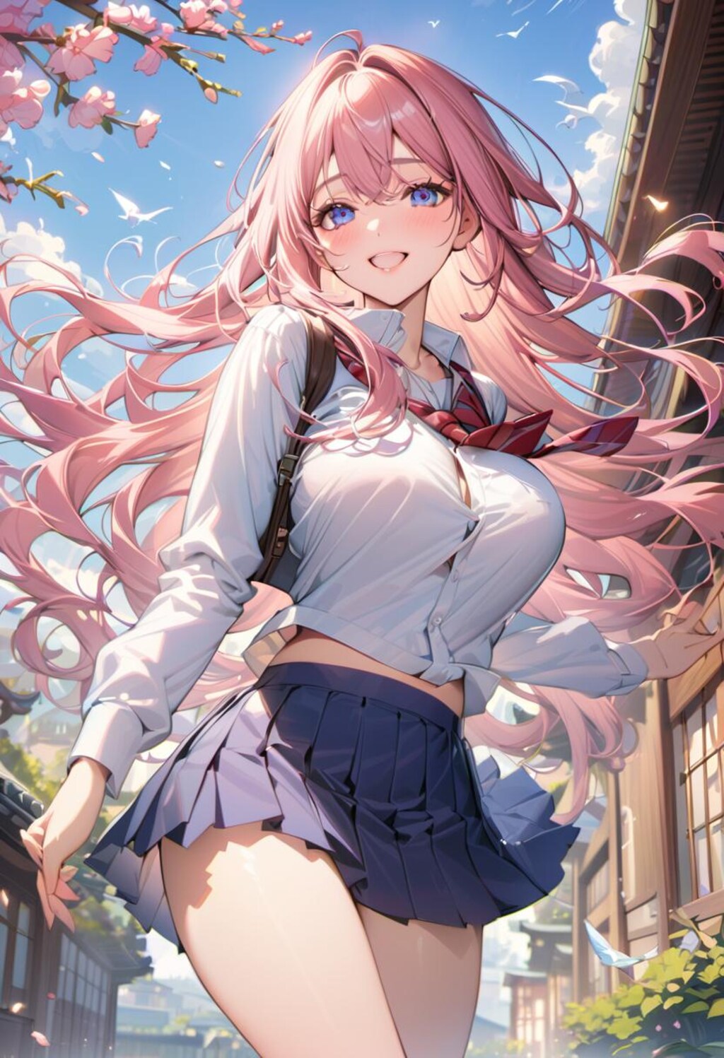 春風のイタズラ