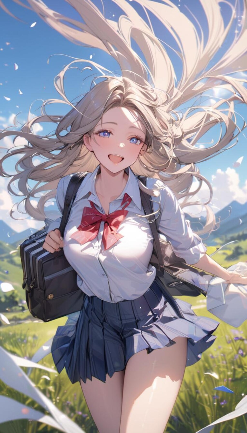 春風のイタズラ