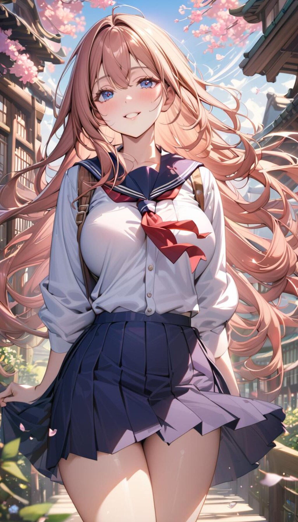 春風のイタズラ