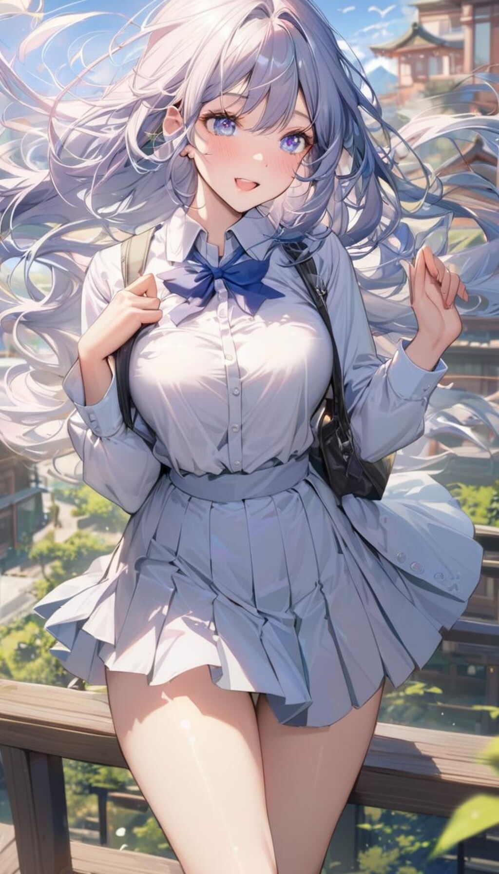 春風のイタズラ