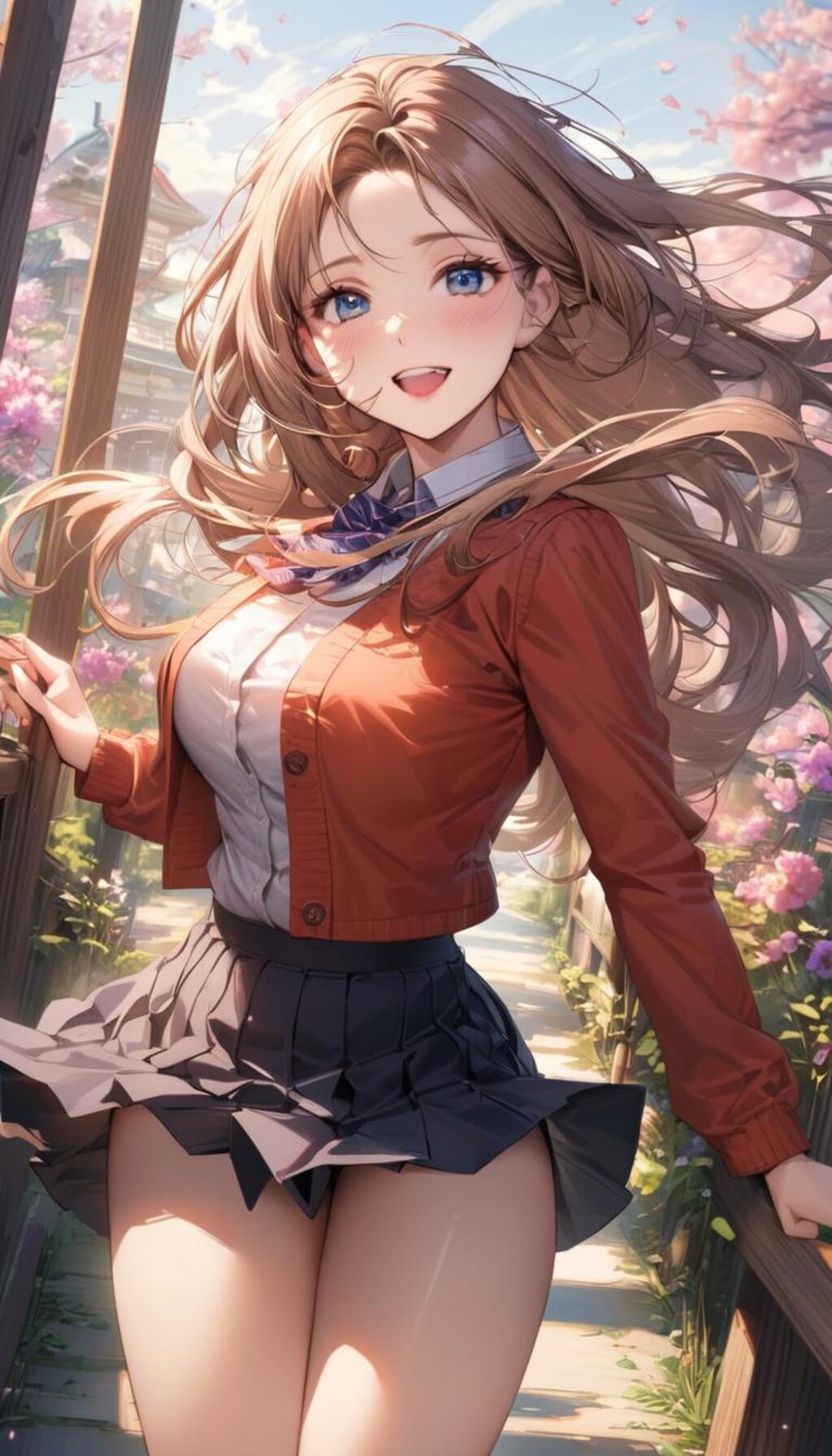 春風のイタズラ