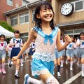 雨ではしゃぐ無邪気な年代 2枚目