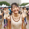 雨ではしゃぐ無邪気な年代 3枚目
