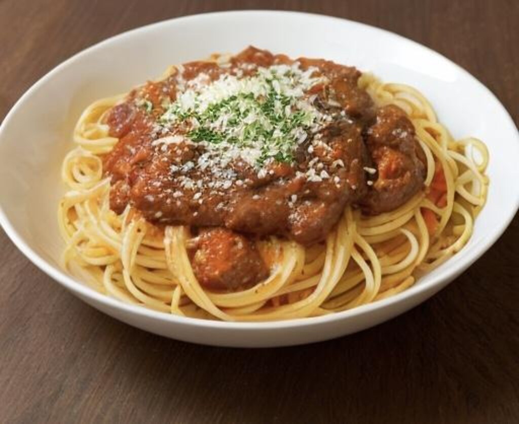 昔ながらのミートソーススパゲッティを出すお店