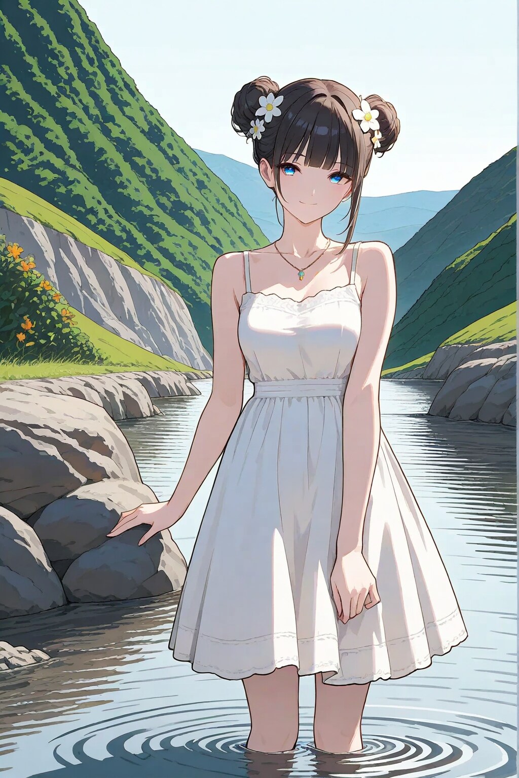 水遊びのおだんごちゃん🍡✨