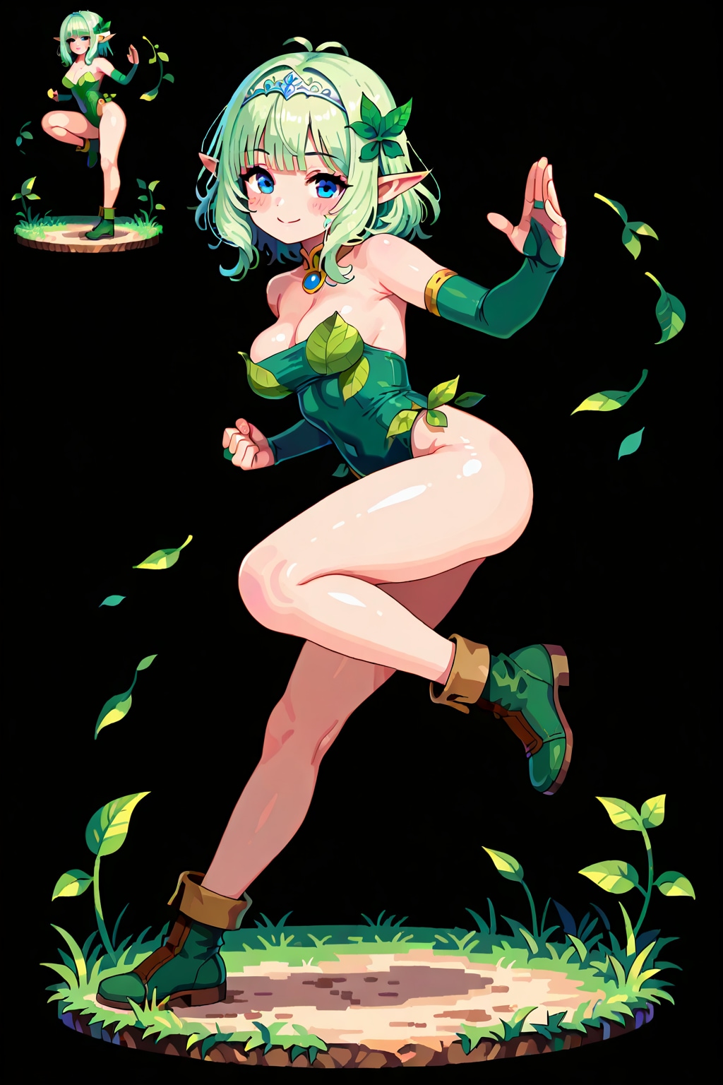森番エルフさん_3　ゲームキャラっぽく