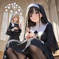 99000いいね記念に教会で適当に写真撮ったらパンチラ 3枚目