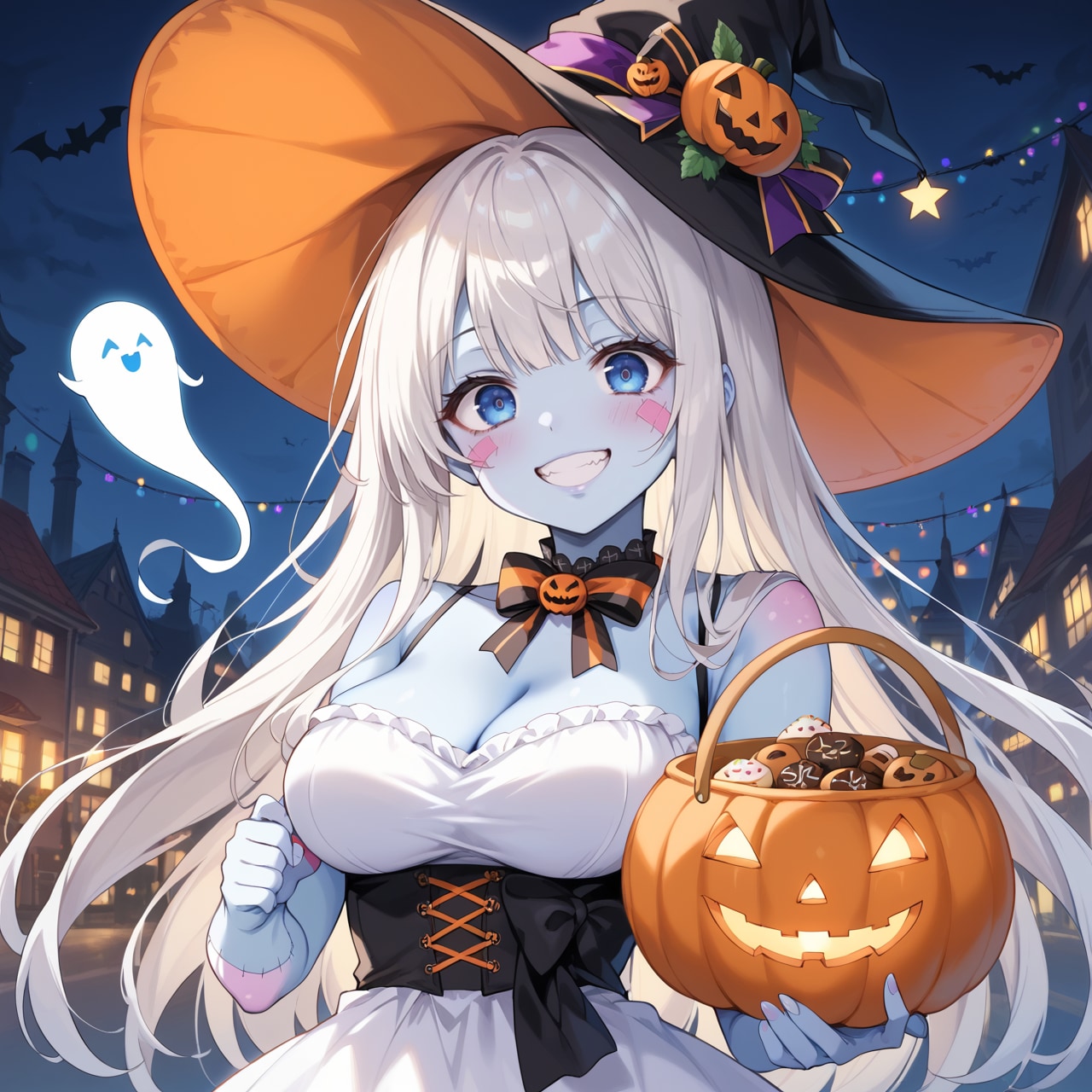 アンデッド少女とハロウィン | の人気AIイラスト・グラビア