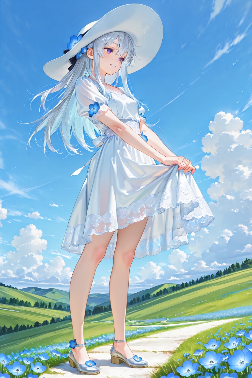 ネモフィラの丘