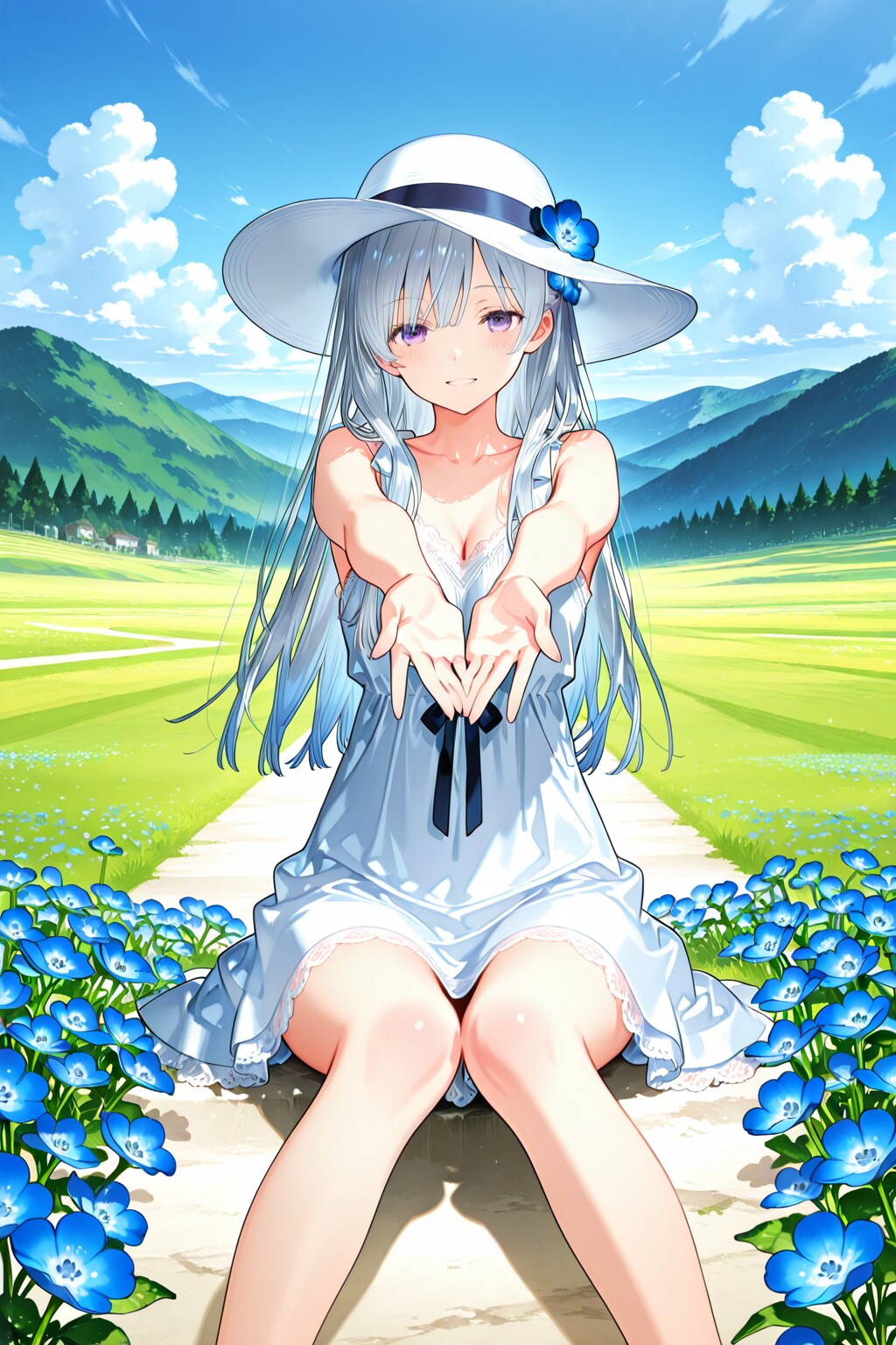 ネモフィラの丘