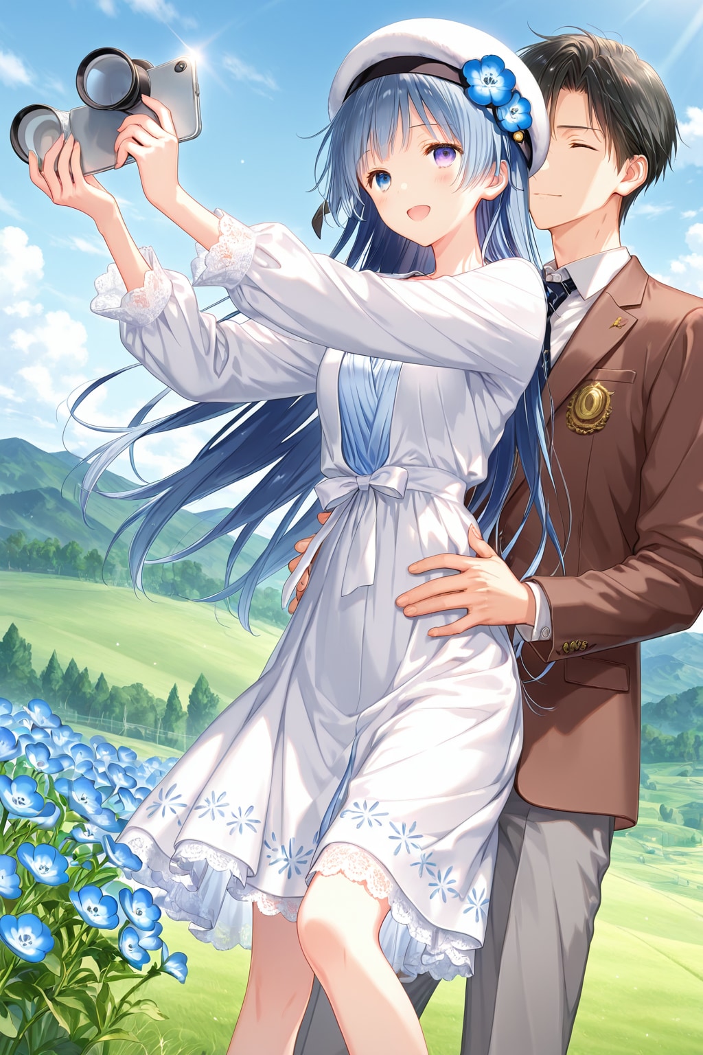 ネモフィラの丘