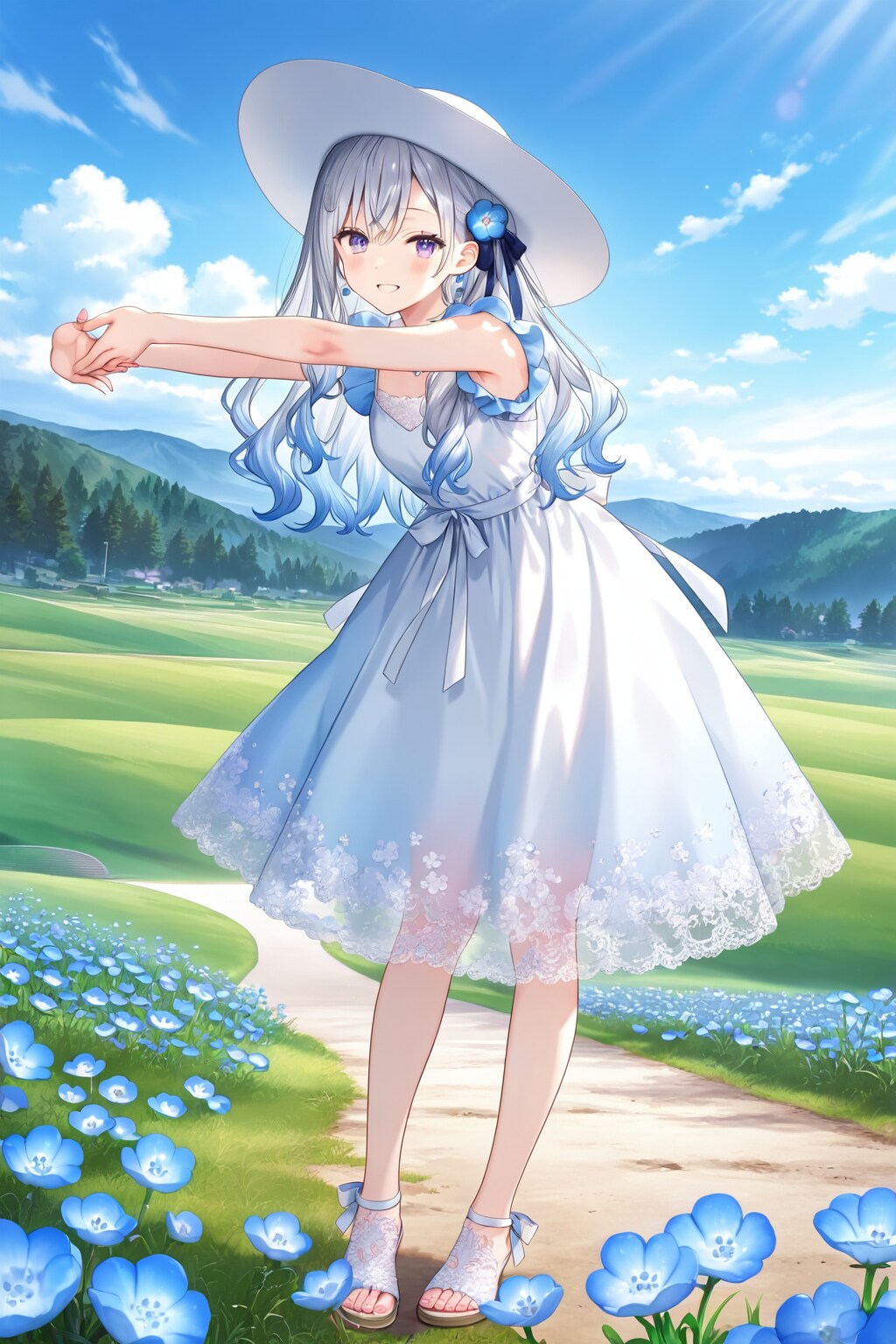 ネモフィラの丘