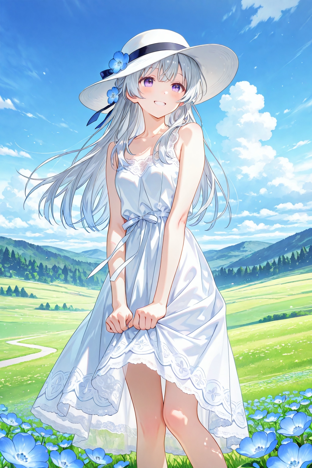 ネモフィラの丘