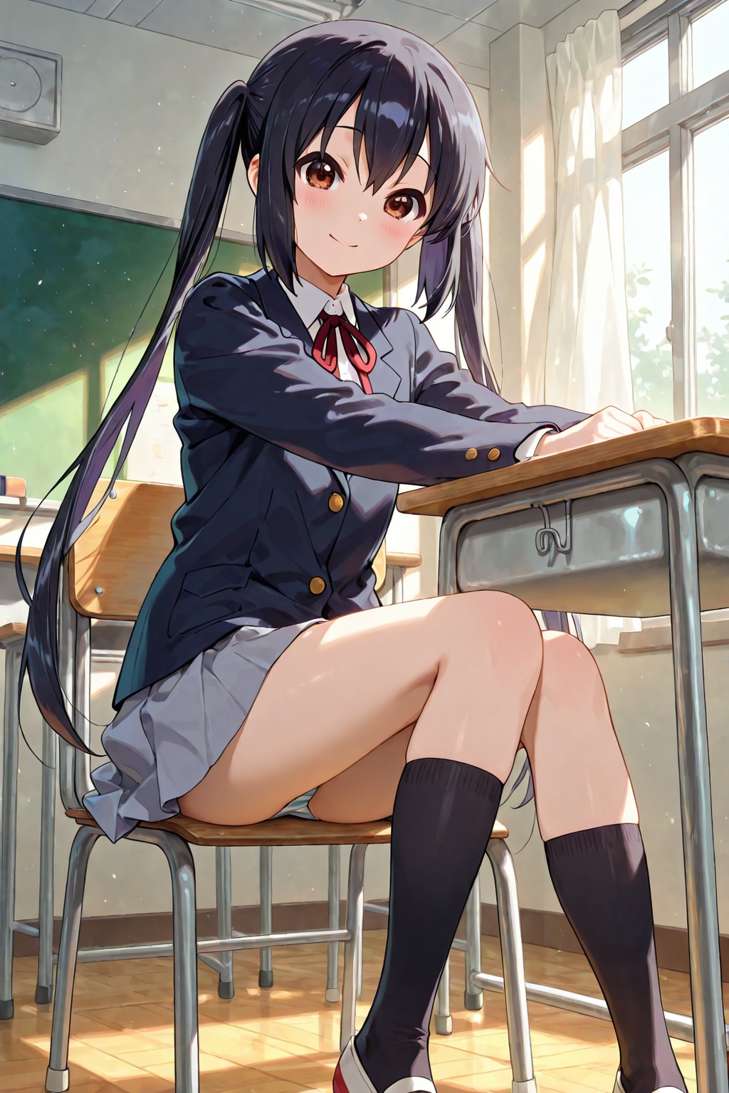 あずにゃんパンチラ　最後はちょっとエッチに