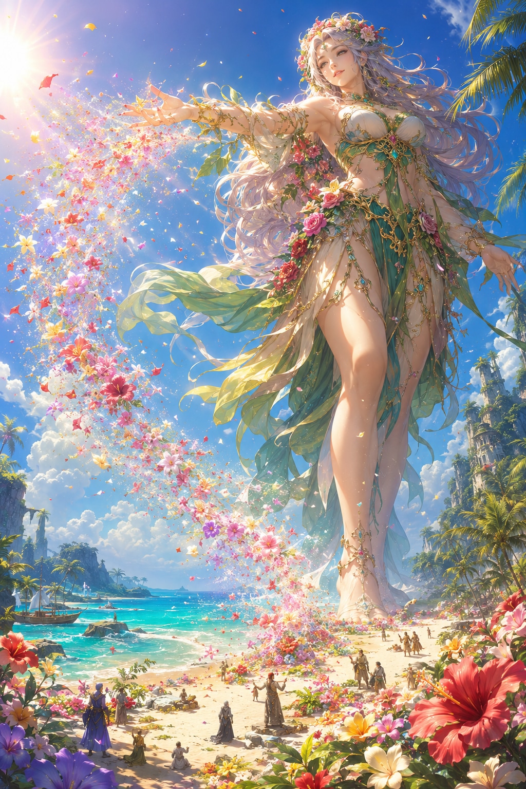 【咲きゆく楽園、花は世界を目覚めさせる―花の女神エフロネア】