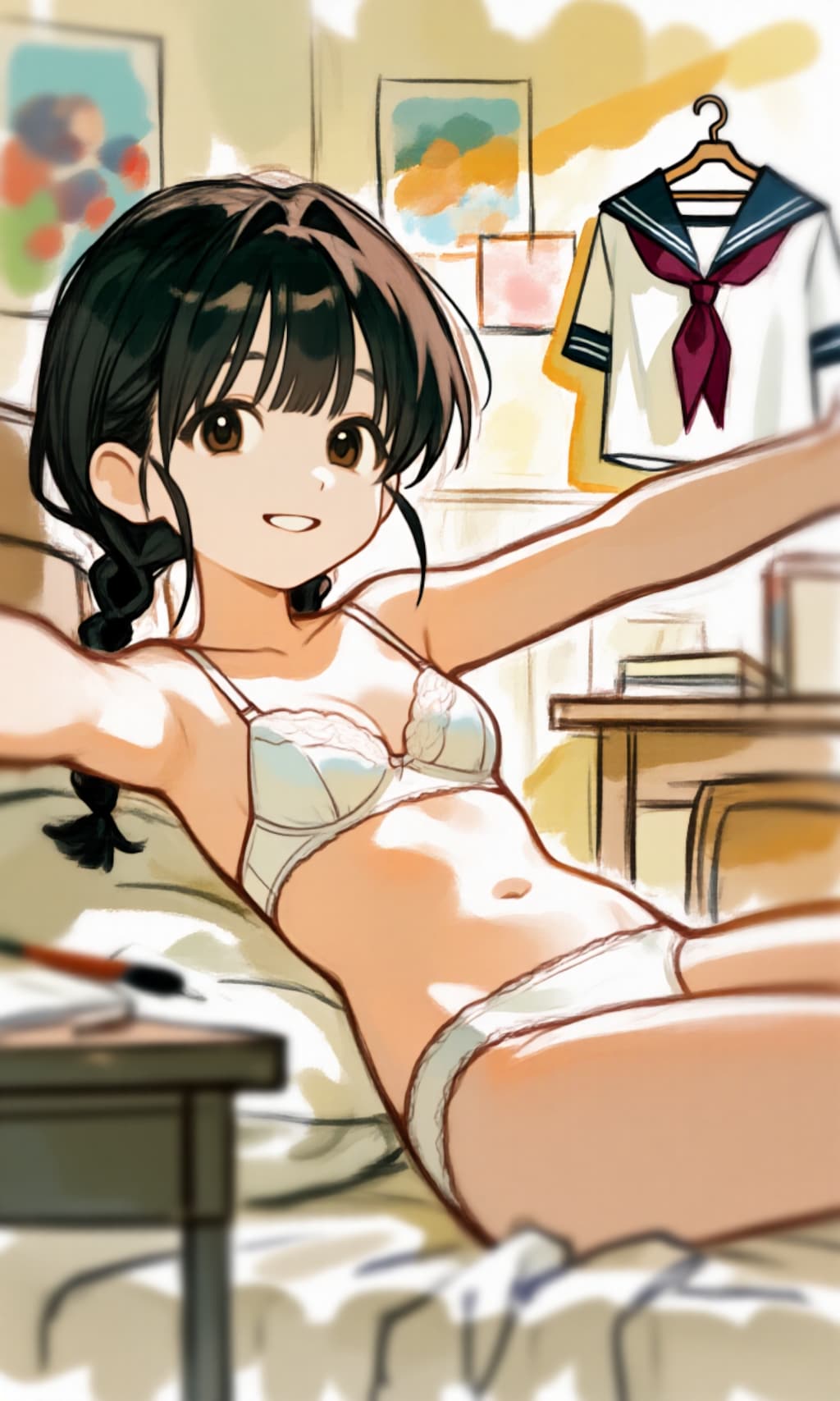 誰も見てないもん