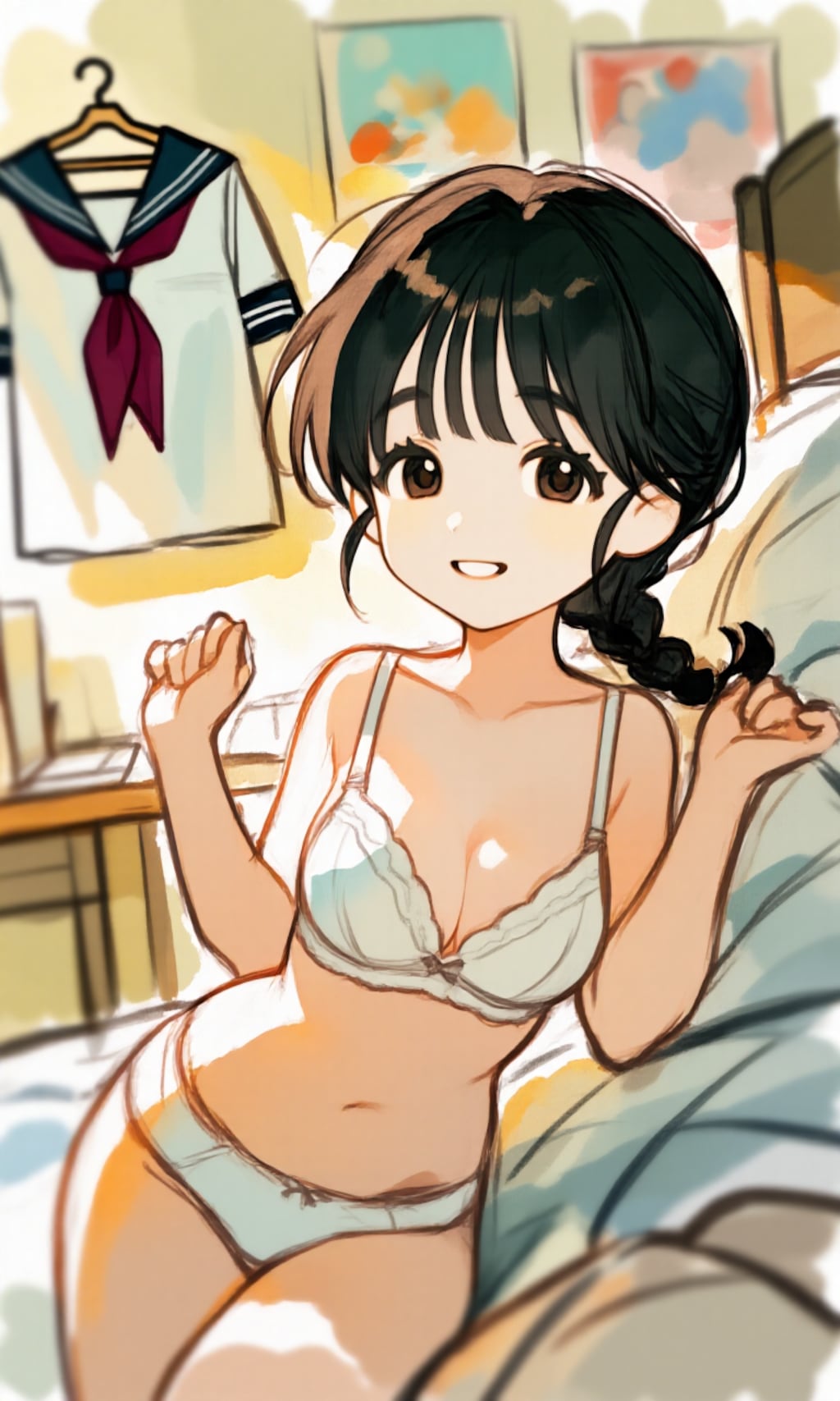 誰も見てないもん