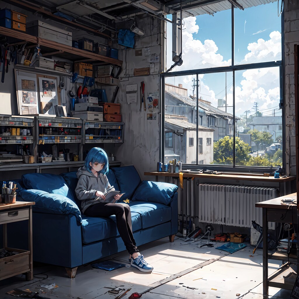趣味部屋でのひととき