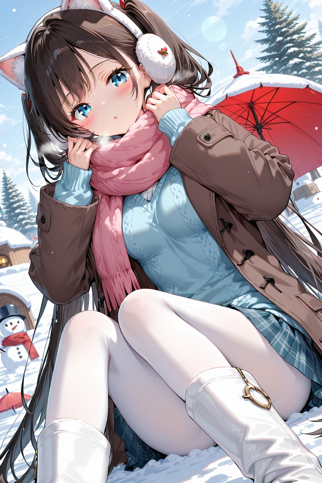 雪遊び② | の人気AIイラスト・グラビア