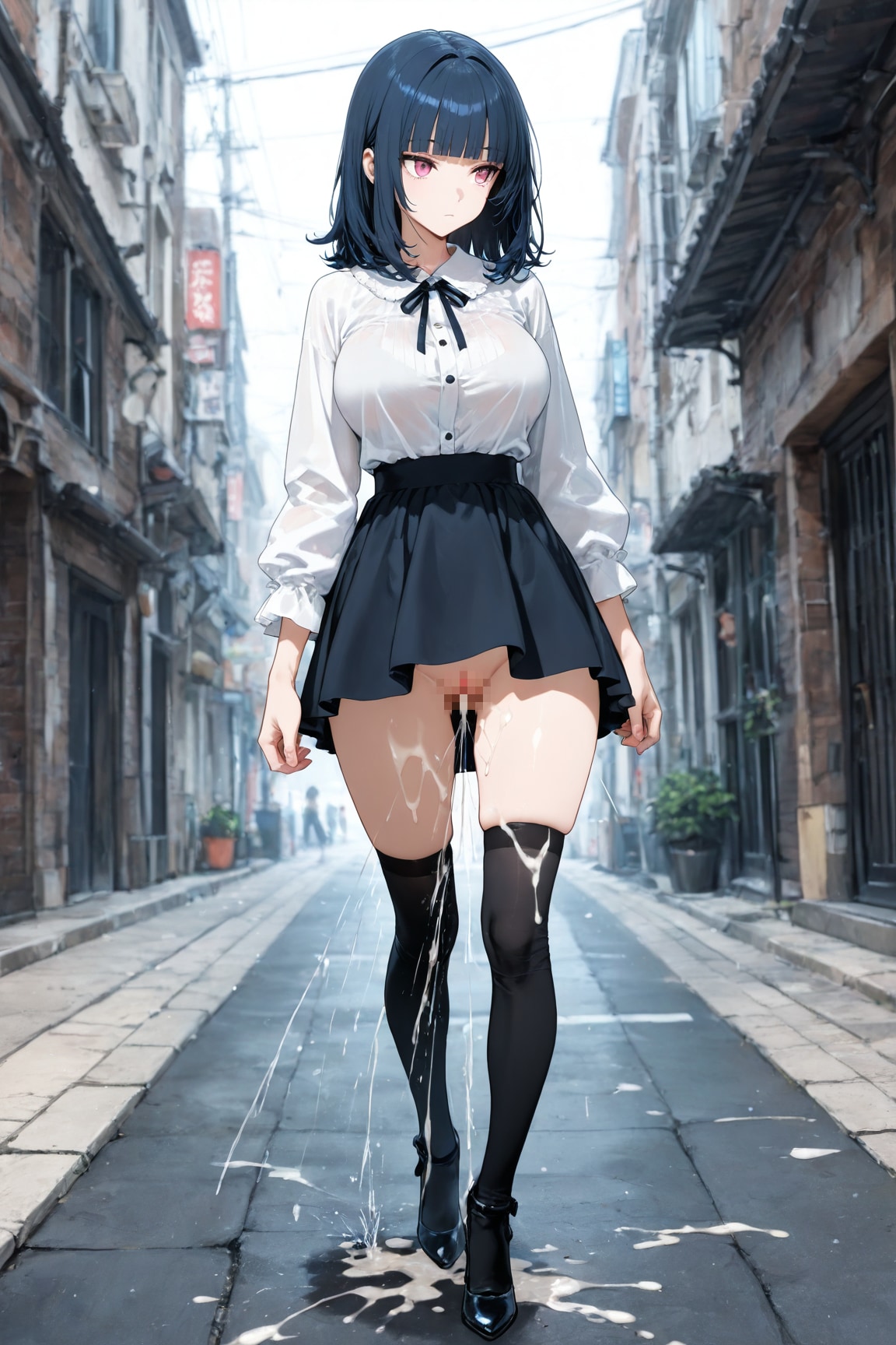 街の女の子たちを動けなくして思いっきり楽しむ