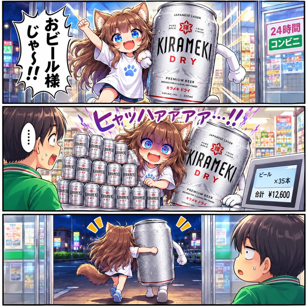 おビール様じゃ〜！！