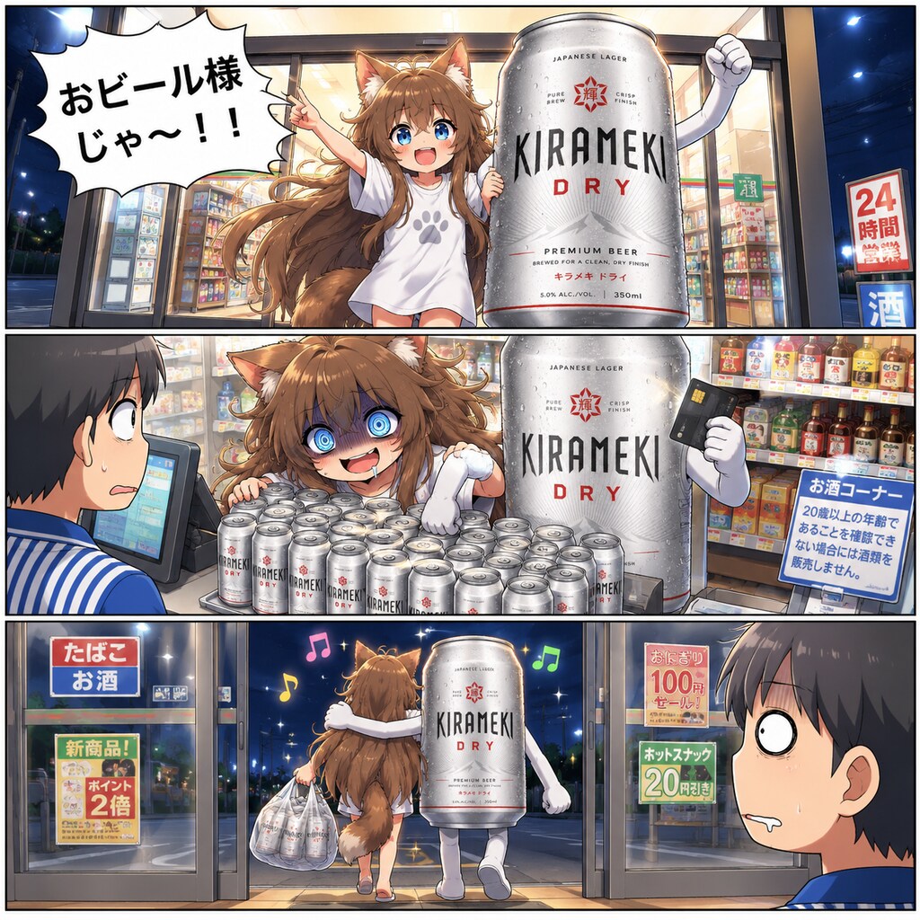 おビール様じゃ〜！！