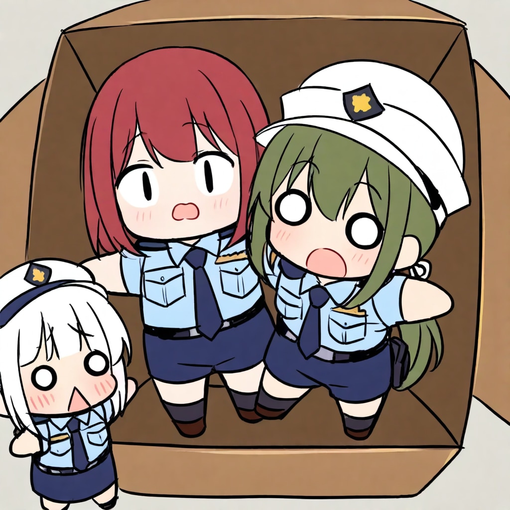 婦警の仲良しちゃん | の人気AIイラスト・グラビア