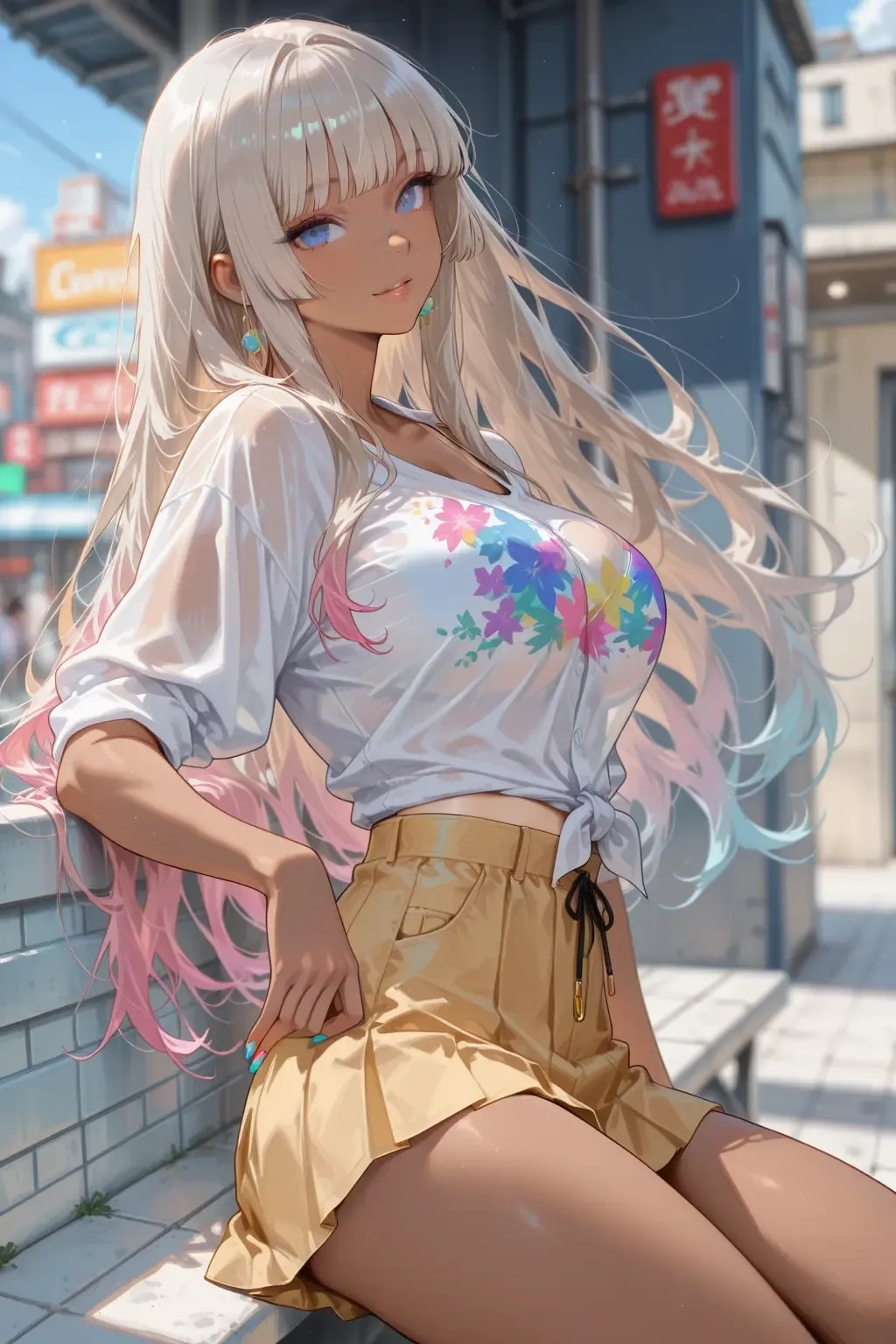 日焼けgirl