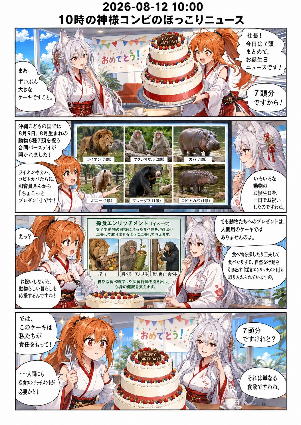 毎日漫画　10時　ほっこりニュース