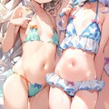 妹ちゃんとお姉ちゃん 1『きゃは♪水着です～♡』 8枚目