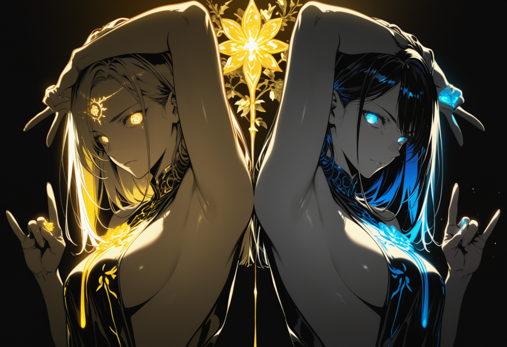 The two spirits unfold