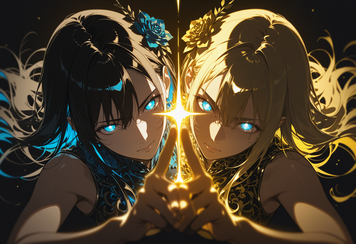 The two spirits unfold | の人気AIイラスト・グラビア