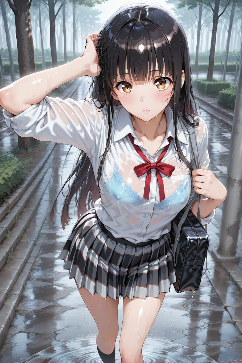 えちHオカズ817 幸奈「雨降ってきたぁ」