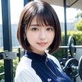 髪の短い女性 6枚目