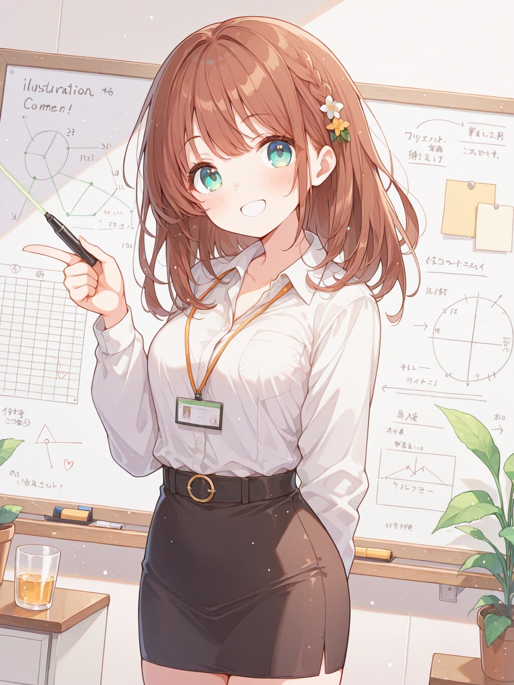 癒し系オフィスレディ