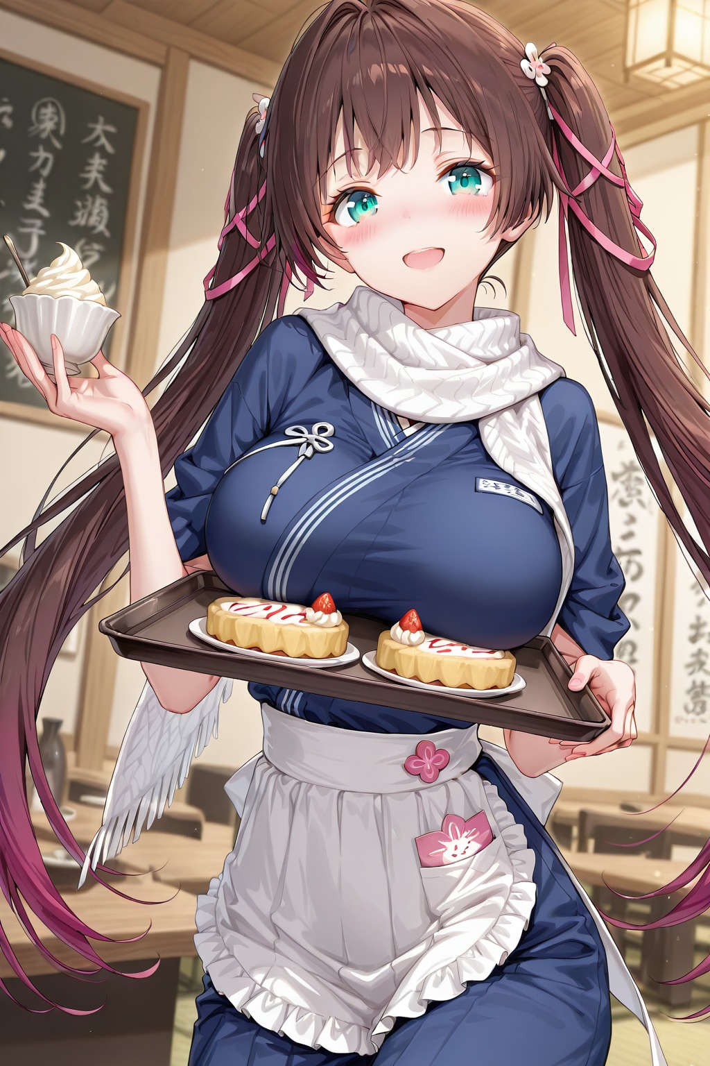 おっぱいトレイ | の人気AIイラスト・グラビア