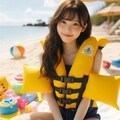 プールでビーチで救命胴衣 4枚目