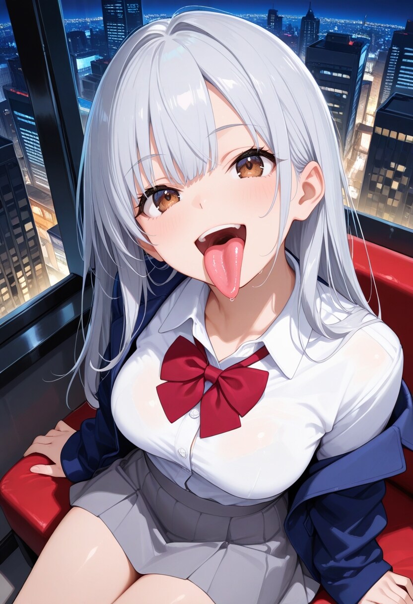 銀髪 | の人気AIイラスト・グラビア