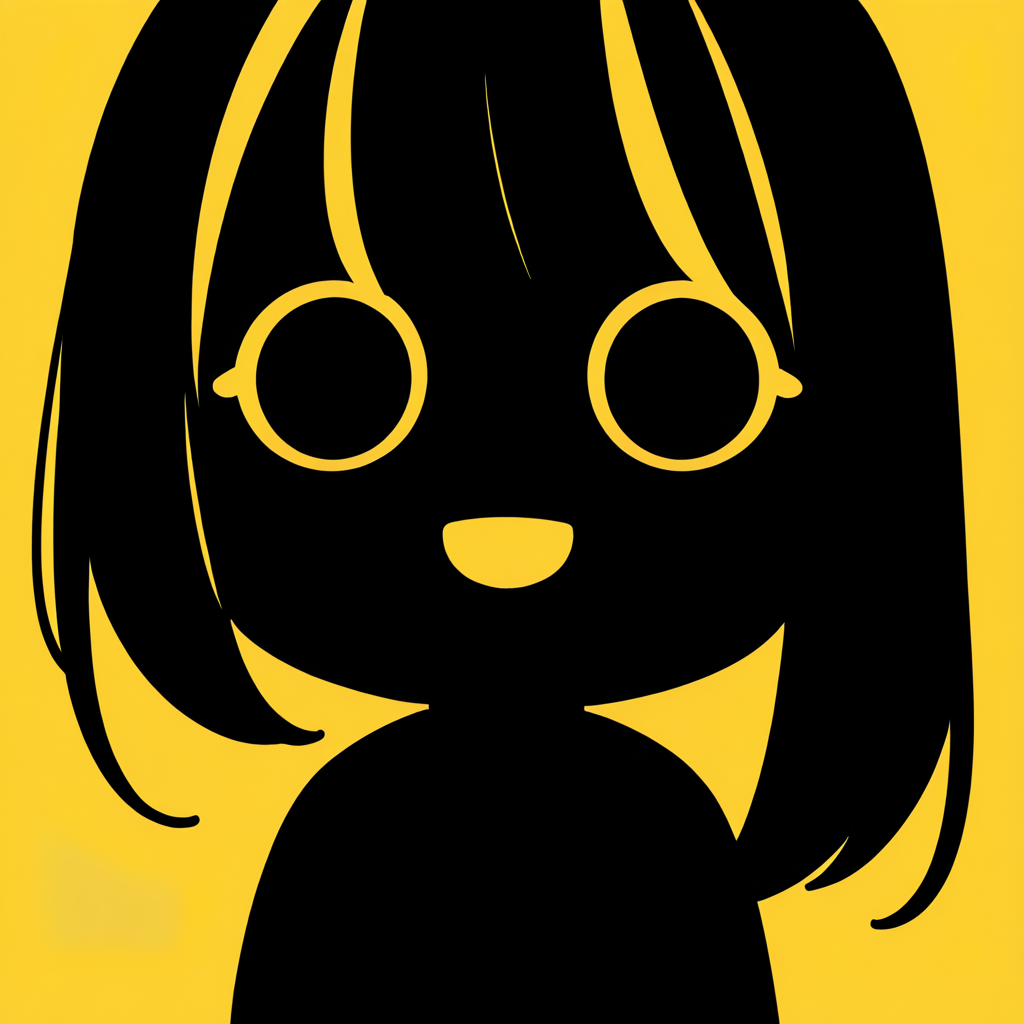 シンプルな顔のデザイン