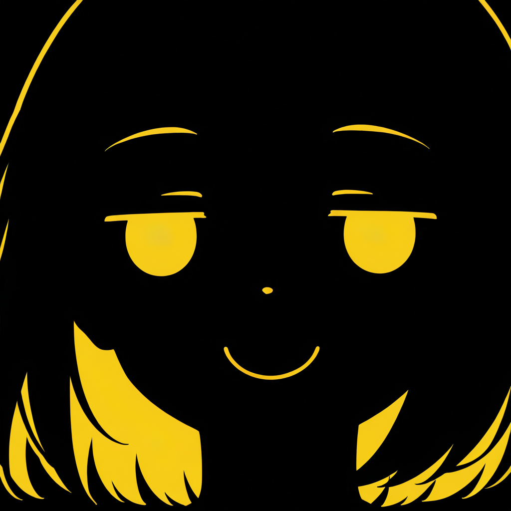 シンプルな顔のデザイン