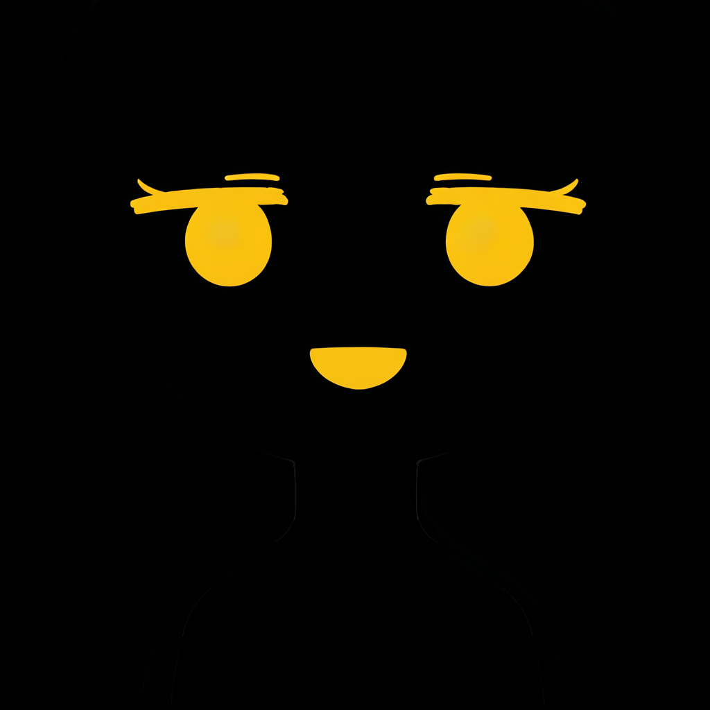 シンプルな顔のデザイン