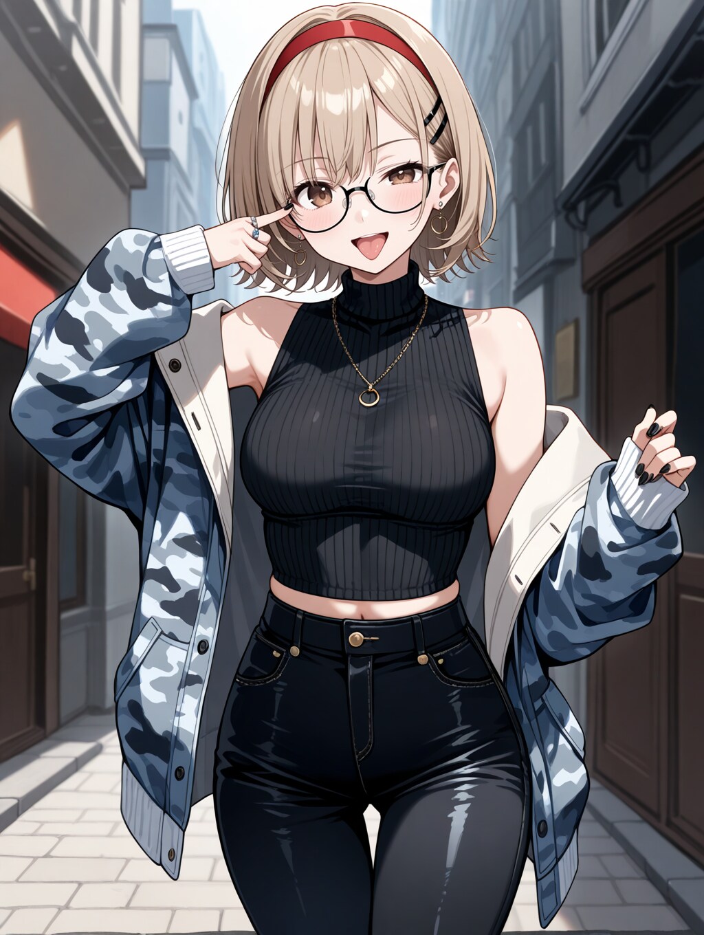 【今日の腹筋】べー！